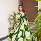Elegant Heavy Rayon Gown with Exquisite Prints - MYLUXURY LANE ENTERPRISE