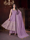 Heavy Roman Silk Sharara Salwar Suit - MYLUXURY LANE ENTERPRISE