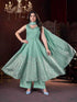 Heavy Roman Silk Sharara Salwar Suit - MYLUXURY LANE ENTERPRISE