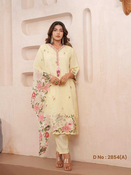 Heavy Roman Silk Ladies Suit
