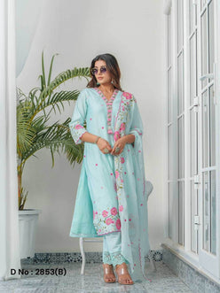 Heavy Roman Silk Ladies Suit - MYLUXURY LANE ENTERPRISE