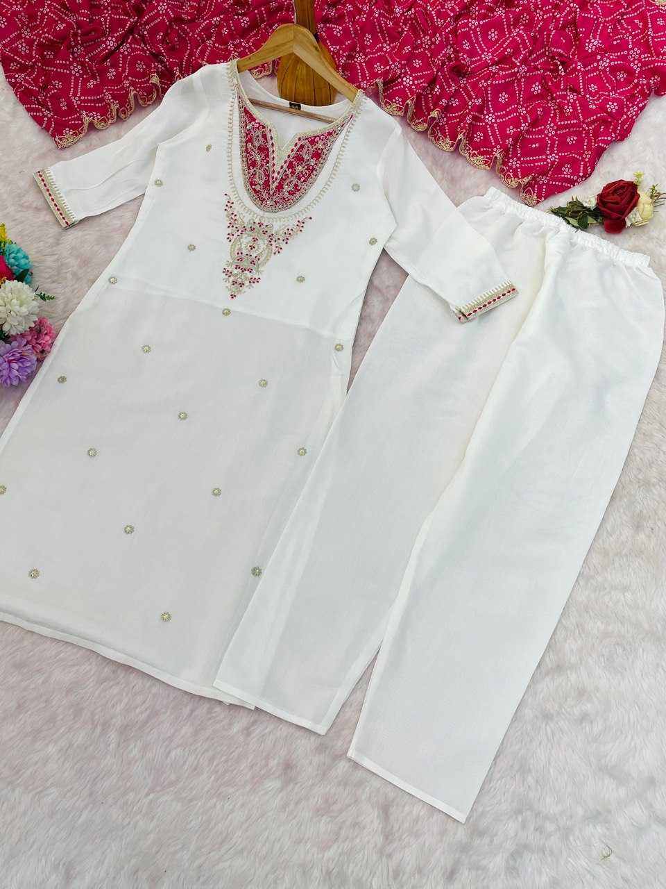 Heavy Roman Silk Embroidery Party wear suits