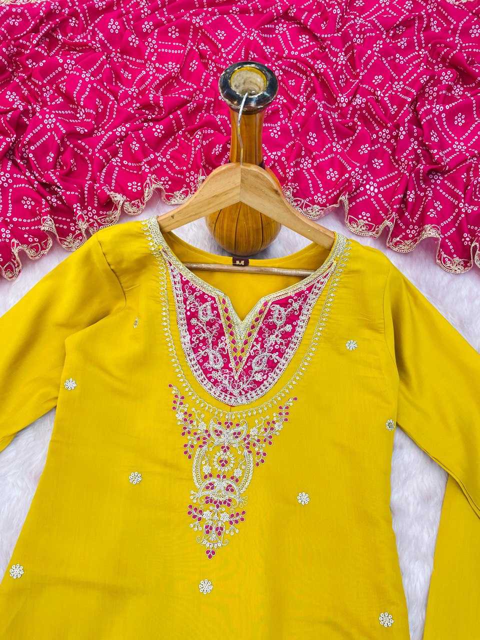 Heavy Roman Silk Embroidery Party wear suits