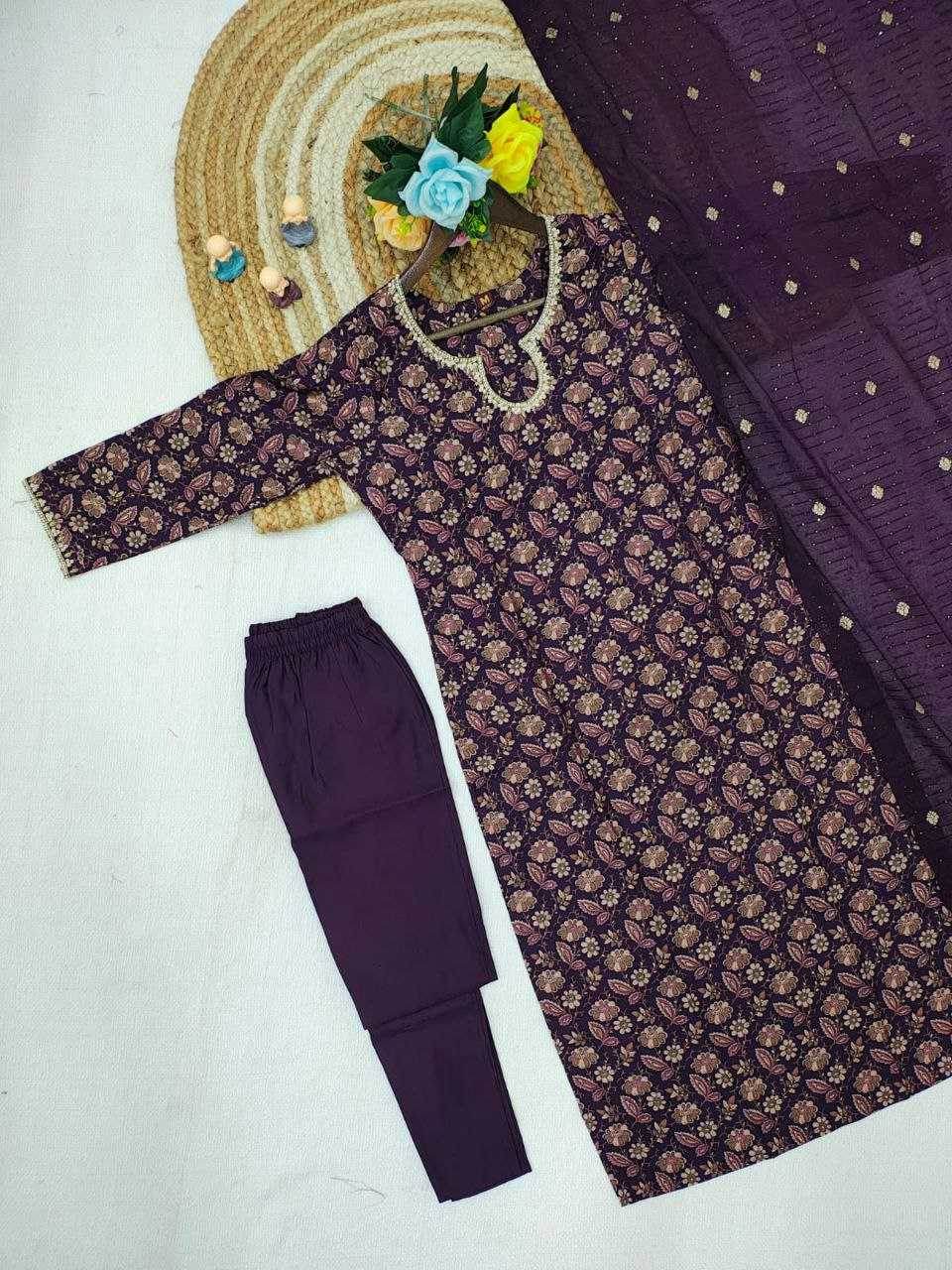 Heavy Roman Silk Party wear suit - MYLUXURY LANE ENTERPRISE