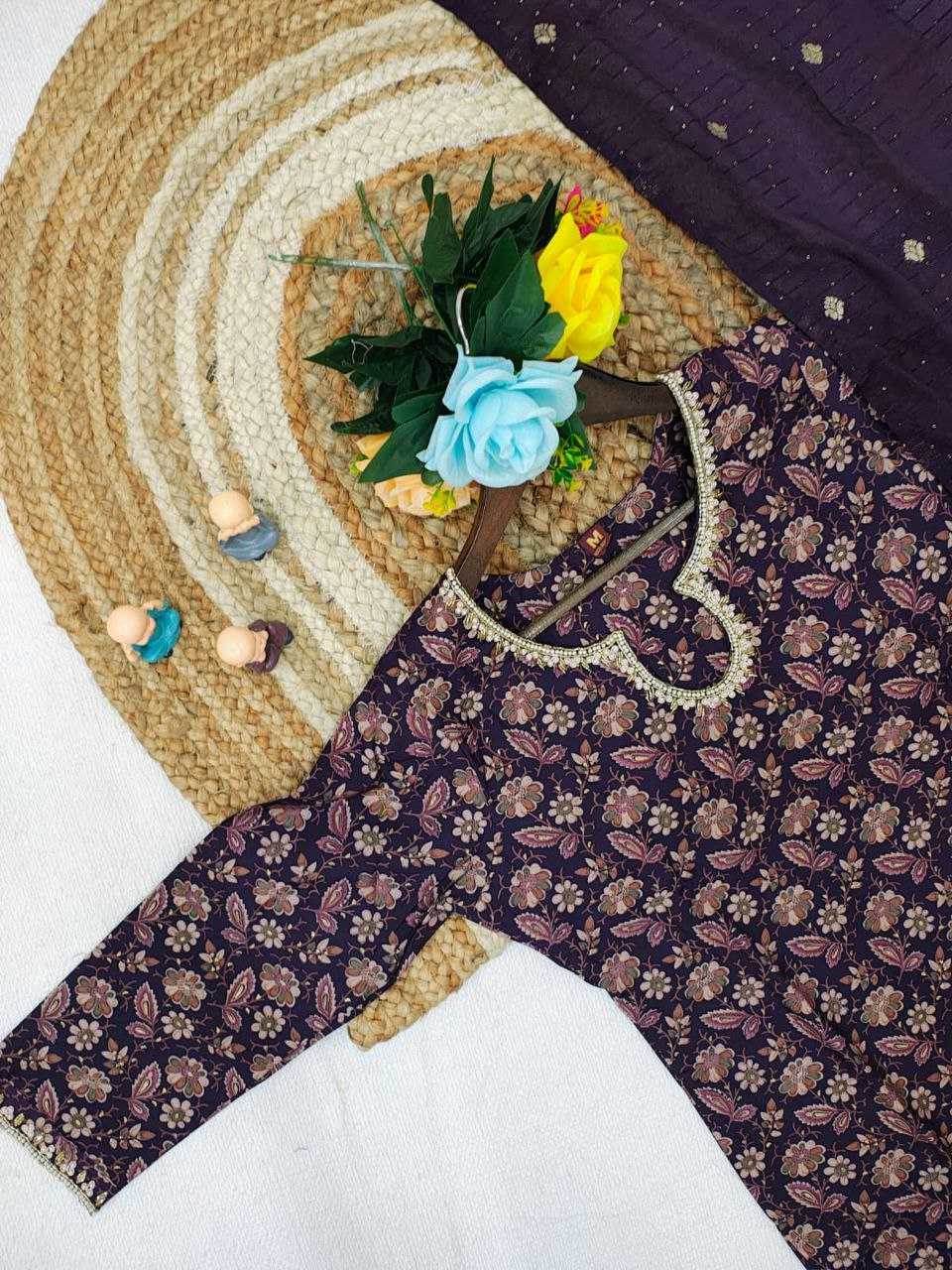 Heavy Roman Silk Party wear suit - MYLUXURY LANE ENTERPRISE