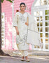 Heavy Roman Silk Embroidery Palazzo Suit - MYLUXURY LANE ENTERPRISE