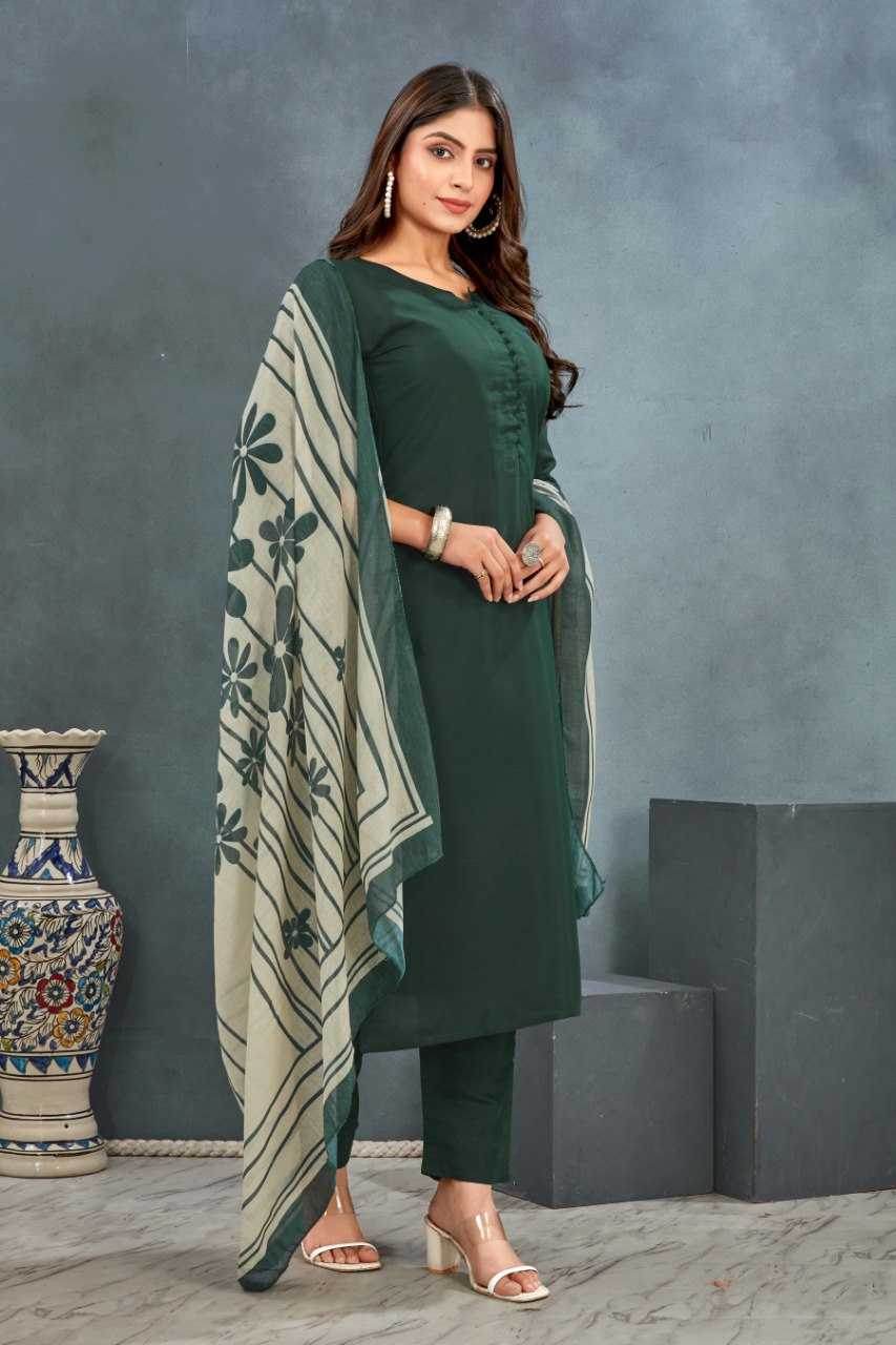 Heavy Roman Silk Kurti Bottom With Dupatta - MYLUXURY LANE ENTERPRISE