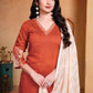 Heavy Roman Silk Embroidered Kurti - MYLUXURY LANE ENTERPRISE