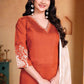 Heavy Roman Silk Embroidered Kurti - MYLUXURY LANE ENTERPRISE