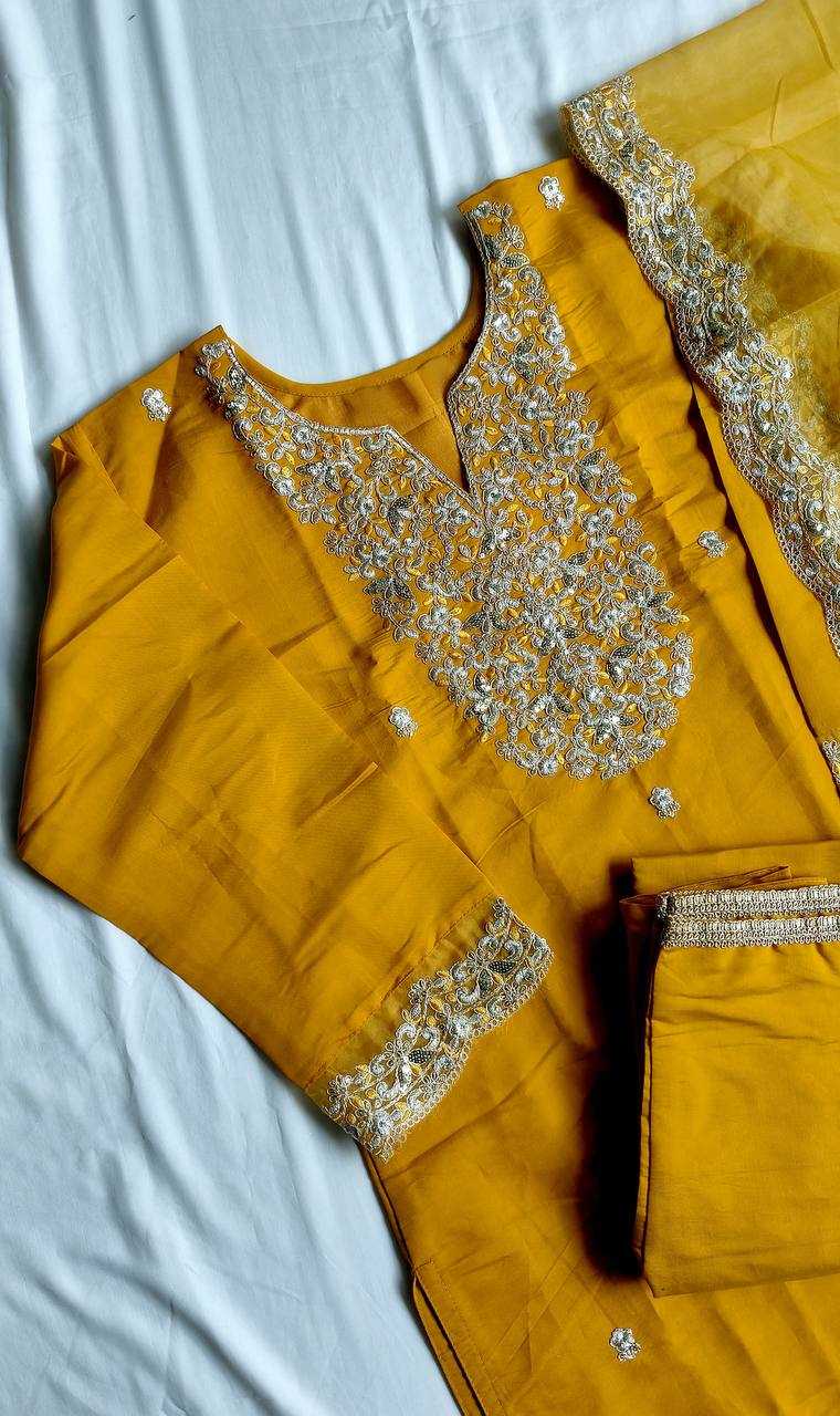 Heavy Roman Silk  Kurti