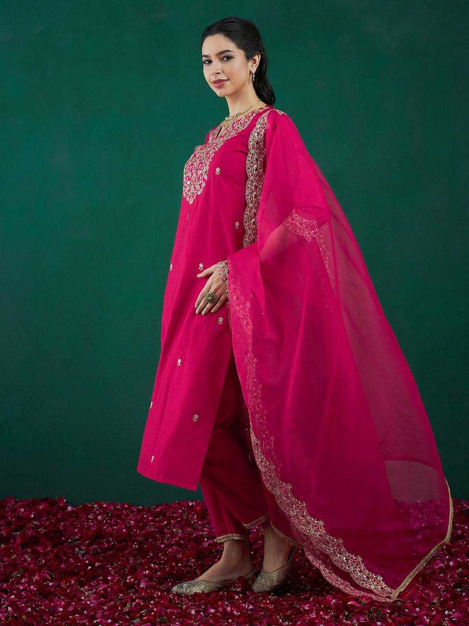 Heavy Roman Silk  Kurti