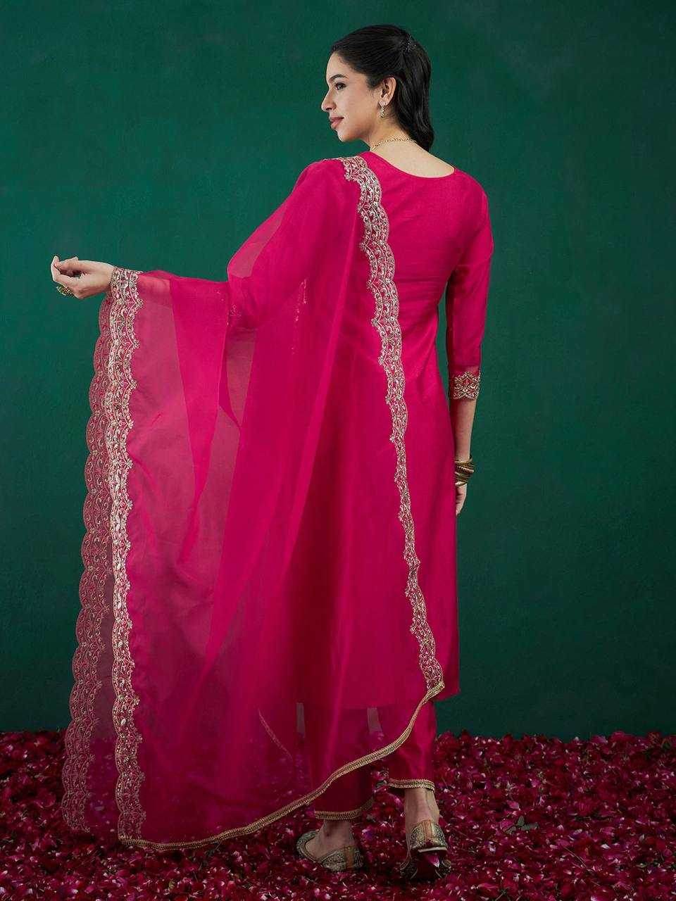 Heavy Roman Silk Kurti - MYLUXURY LANE ENTERPRISE