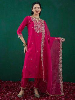 Heavy Roman Silk Kurti - MYLUXURY LANE ENTERPRISE