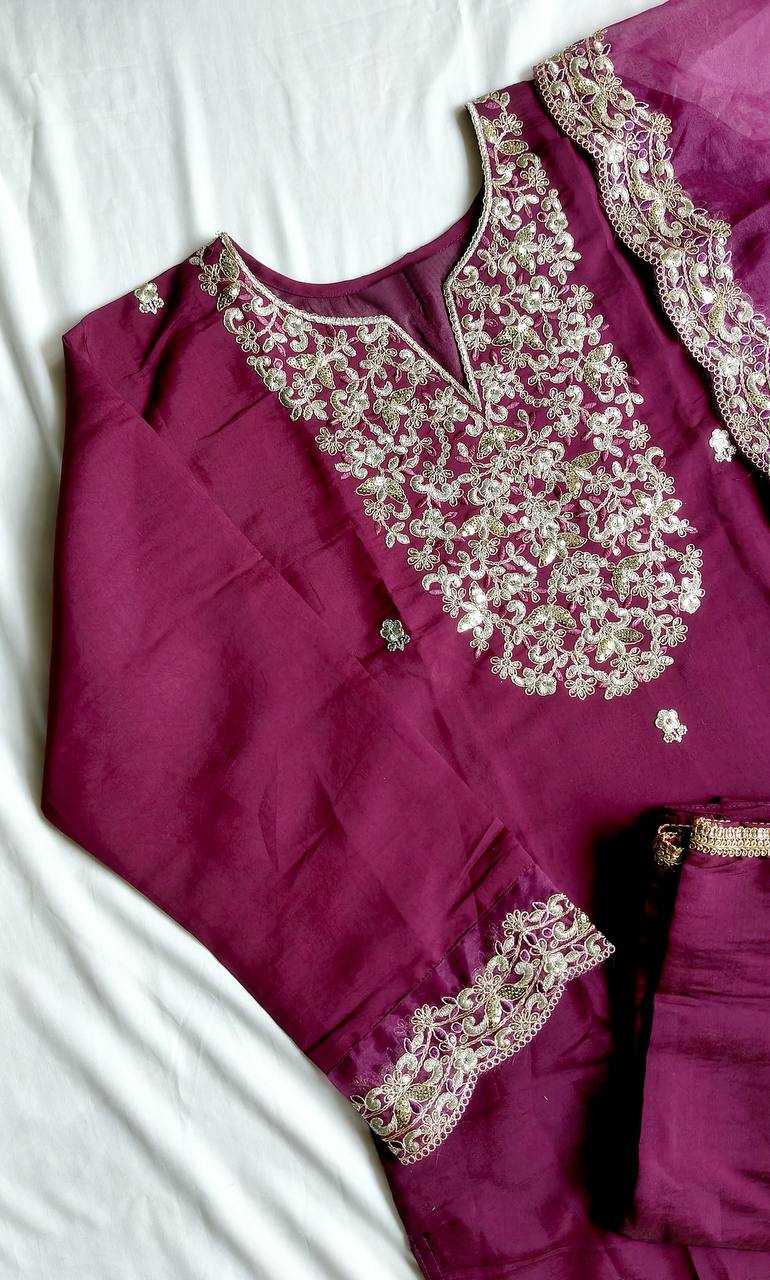 Heavy Roman Silk  Kurti