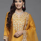Heavy Roman Silk Alia Cut Embroidered Suits - MYLUXURY LANE ENTERPRISE