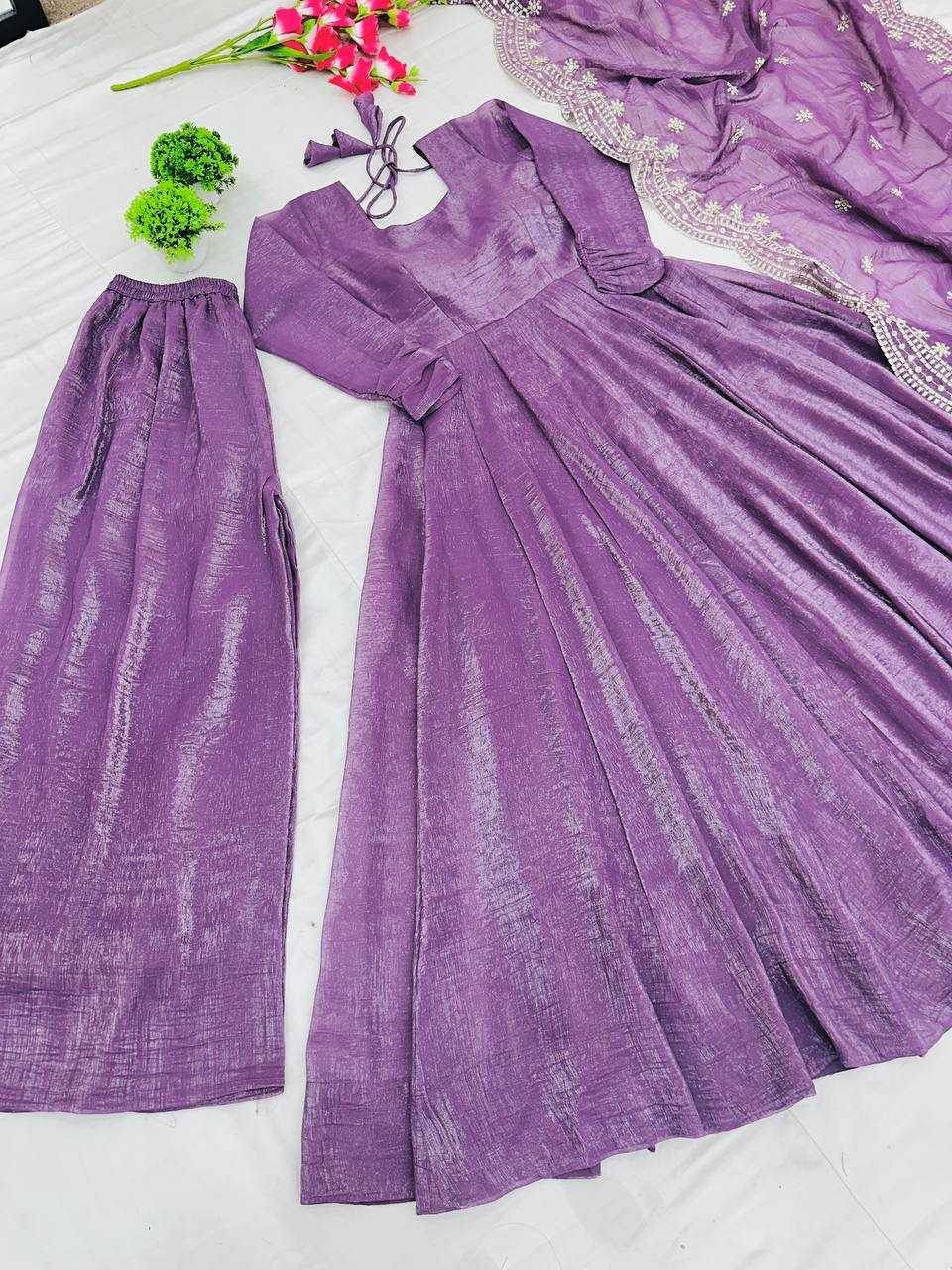 Heavy Designer Silk Gown - MYLUXURY LANE ENTERPRISE