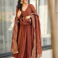 Heavy Designer Silk Gown - MYLUXURY LANE ENTERPRISE
