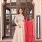 Jacquard Embroidered Gown With Dupatta - MYLUXURY LANE ENTERPRISE