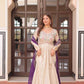 Jacquard Embroidered Gown With Dupatta - MYLUXURY LANE ENTERPRISE