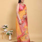 Jacquard Printed Cotton Linen Saree