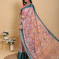 Jacquard  Printed Cotton Sarees