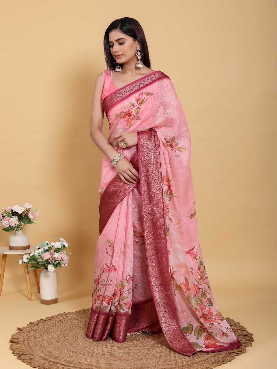 Jacquard  Party Wear Sarees