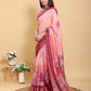Jacquard  Printed Indian Sarees
