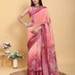 Jacquard  Printed Indian Sarees