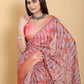 Jacquard  Party Wear  Cotton Linen Sarees