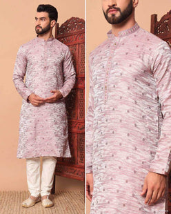 Jacquard 5.0 K Embroidered Kurta Pajama - MYLUXURY LANE ENTERPRISE