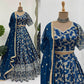 Jacquard Designer Lehenga Choli With Dupatta Sequins - MYLUXURY LANE ENTERPRISE