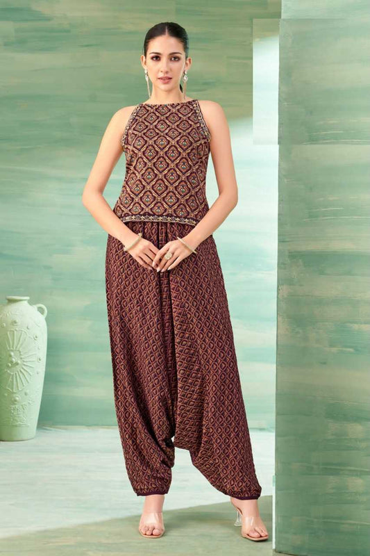 Jacquard party wear suit