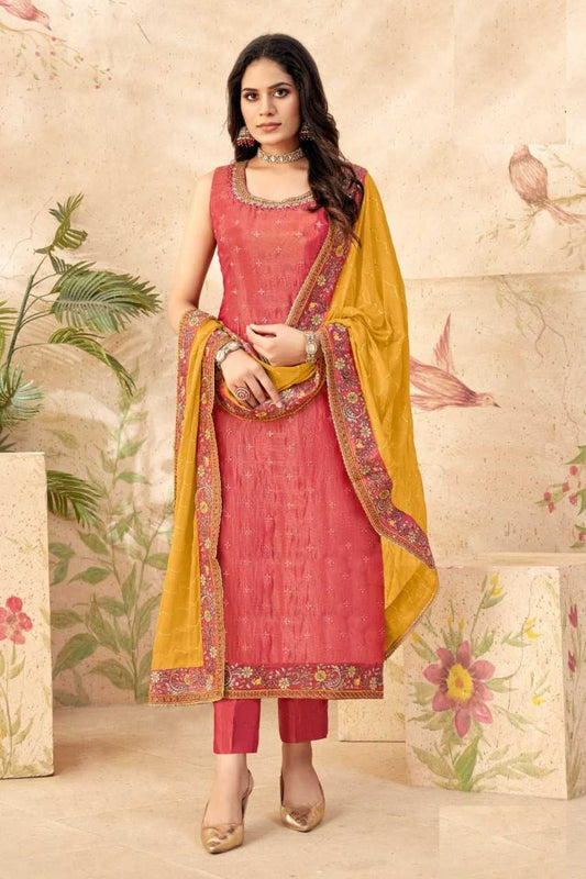 Jacquard Party wear suit