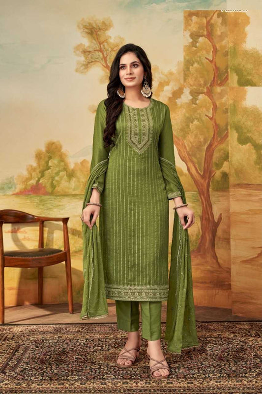 Jacquard Patiala Suit