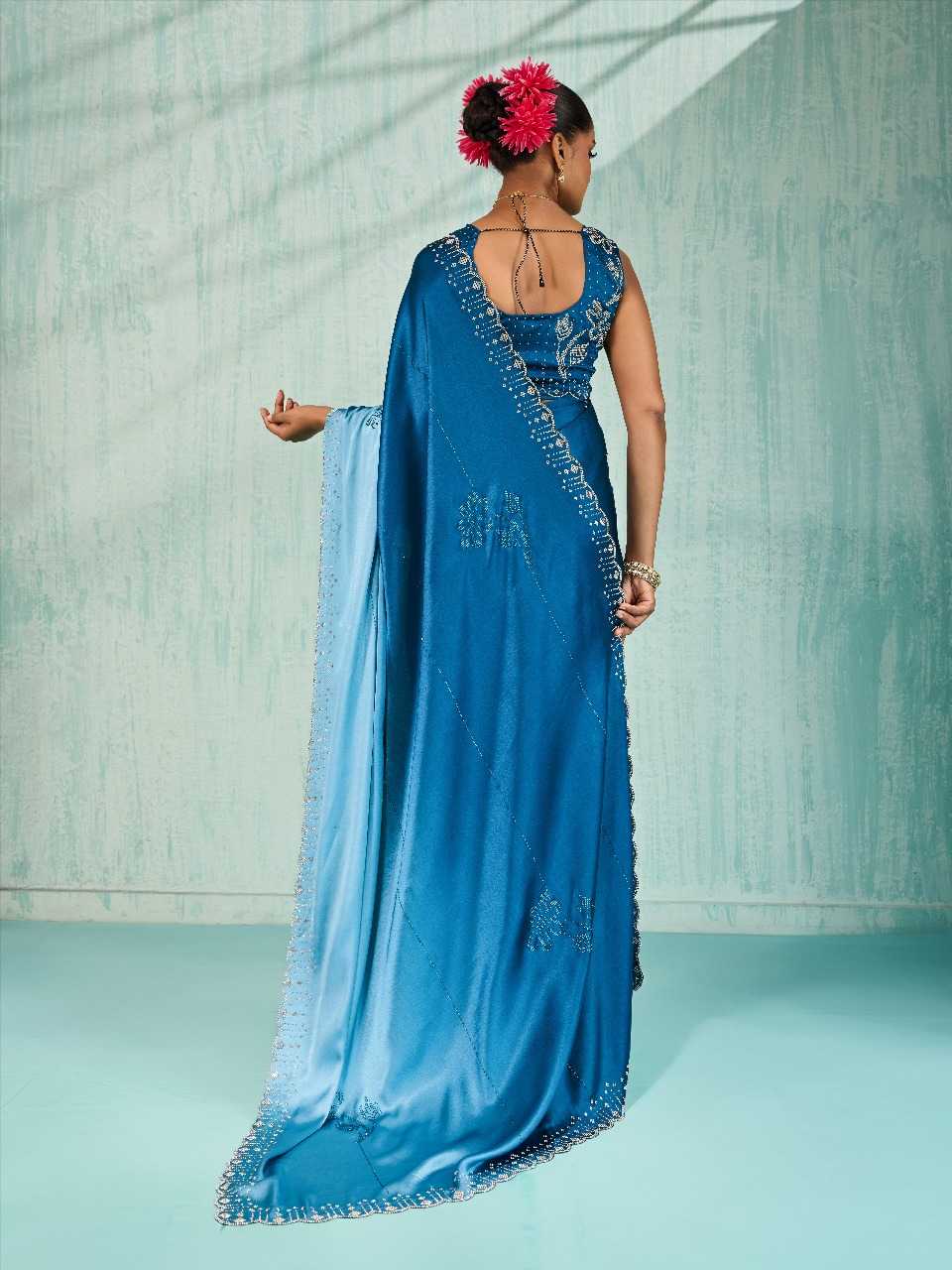 Japan Sartin  Designer  Sarees