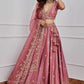 Japan Sartin Zari Work Lehenga for Elegant Occasions - MYLUXURY LANE ENTERPRISE