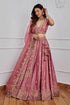 Japan Sartin Zari Work Lehenga for Elegant Occasions - MYLUXURY LANE ENTERPRISE