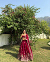 Jimmy Choo Designer Embroidered Lehenga - MYLUXURY LANE ENTERPRISE