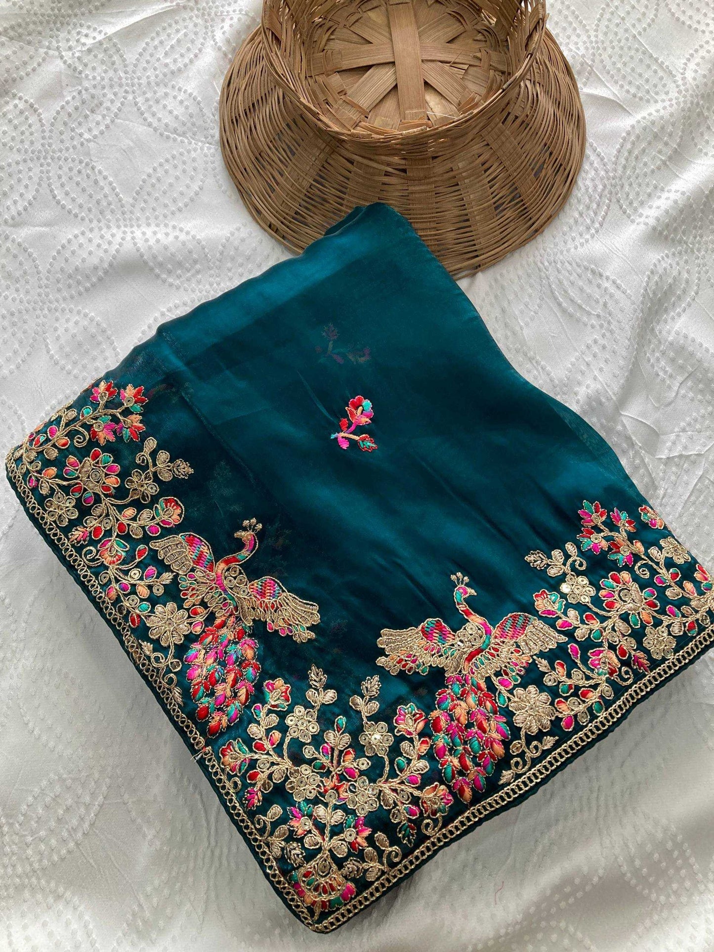 Jimmy Choo  Embroidered Butta Saree