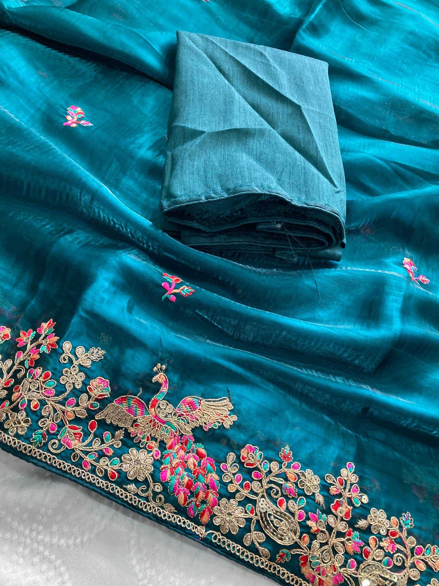 Jimmy Choo  Embroidered Butta Saree