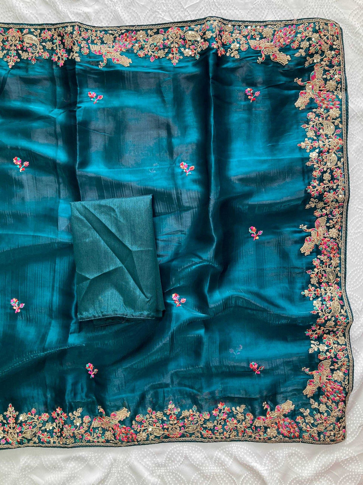 Jimmy Choo  Embroidered Butta Saree