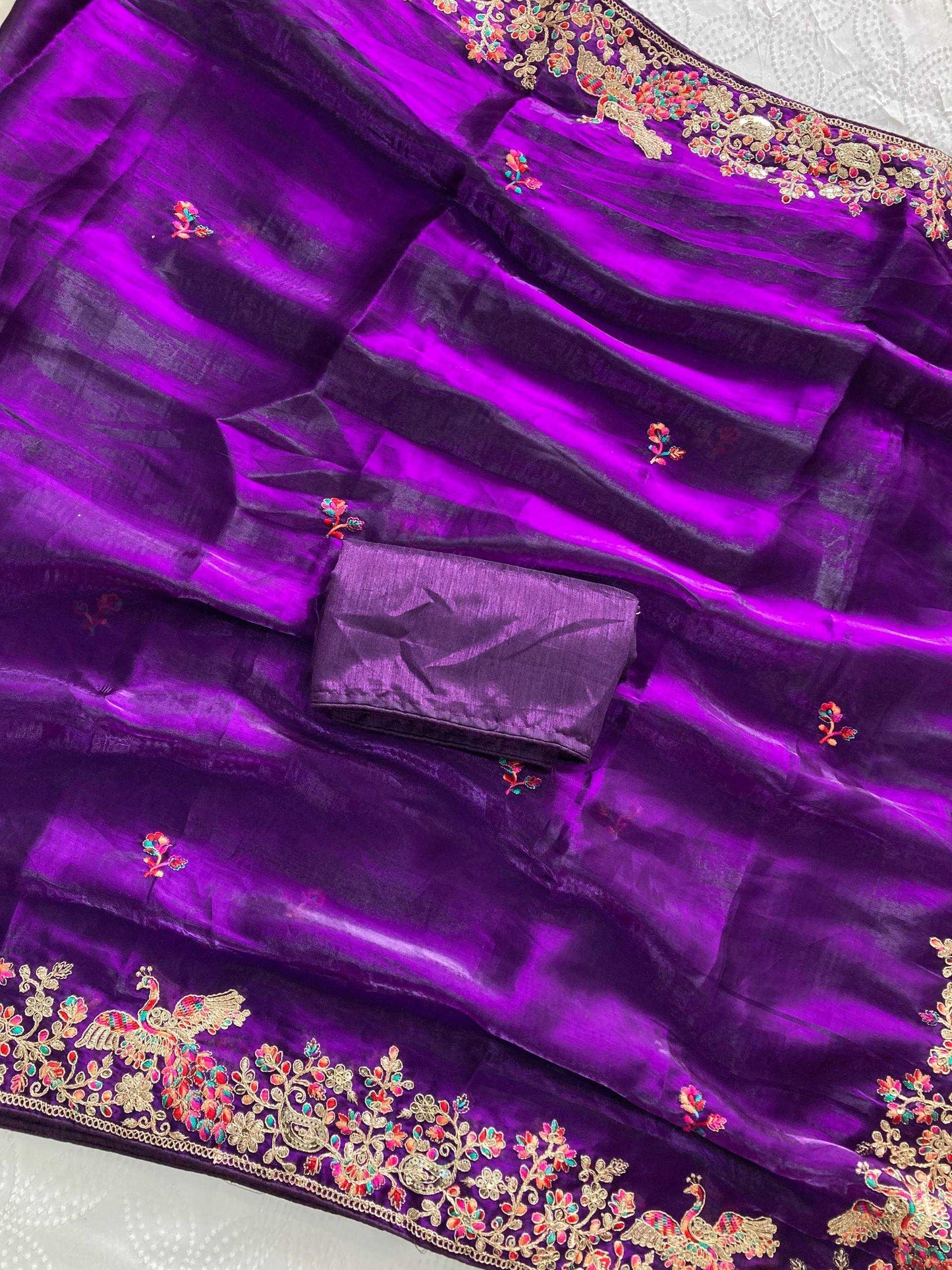 Jimmy Choo  Embroidered Butta Saree