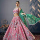 Jimmy Choo Designer Embroidered Lehenga - MYLUXURY LANE ENTERPRISE