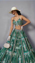 Jimmy Choo Designer Embroidered Lehenga - MYLUXURY LANE ENTERPRISE