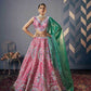 Jimmy Choo Designer Embroidered Lehenga - MYLUXURY LANE ENTERPRISE