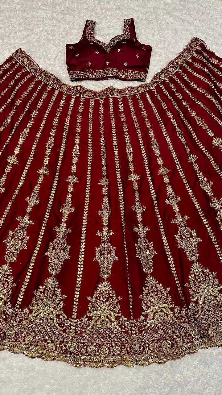 Bridal Silk Zari Work Lehenga for Elegant Weddings
