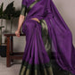 Kota Chex  Zari Border Traditional Sarees