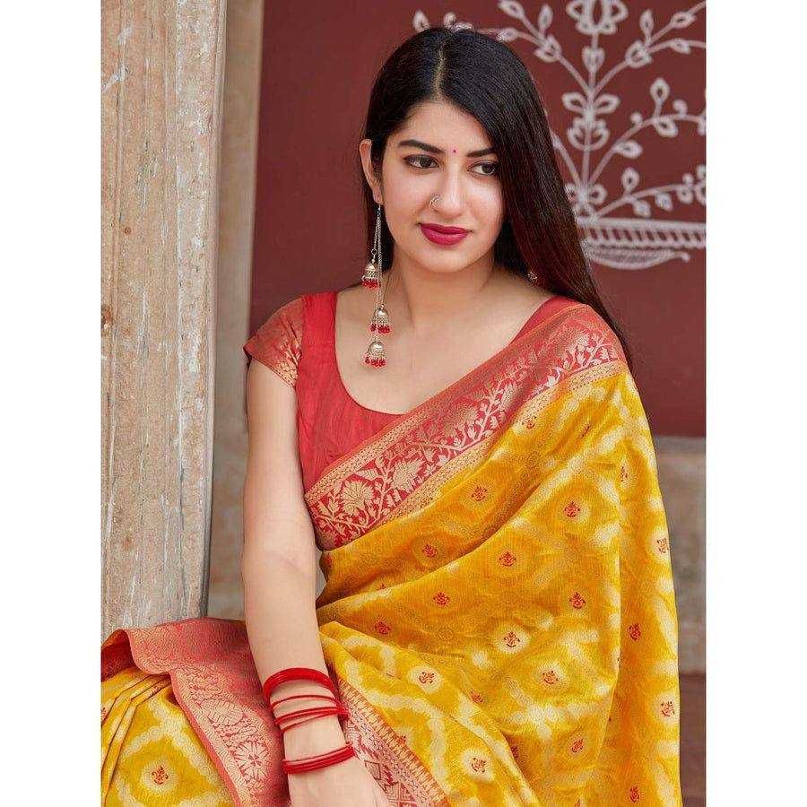 Lichi Silk Designer Jacquard Saree