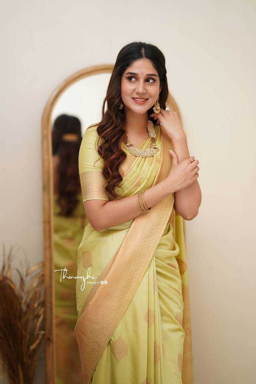 Lichi Silk Designer Jacquard Traditional Sarees - MYLUXURY LANE ENTERPRISE