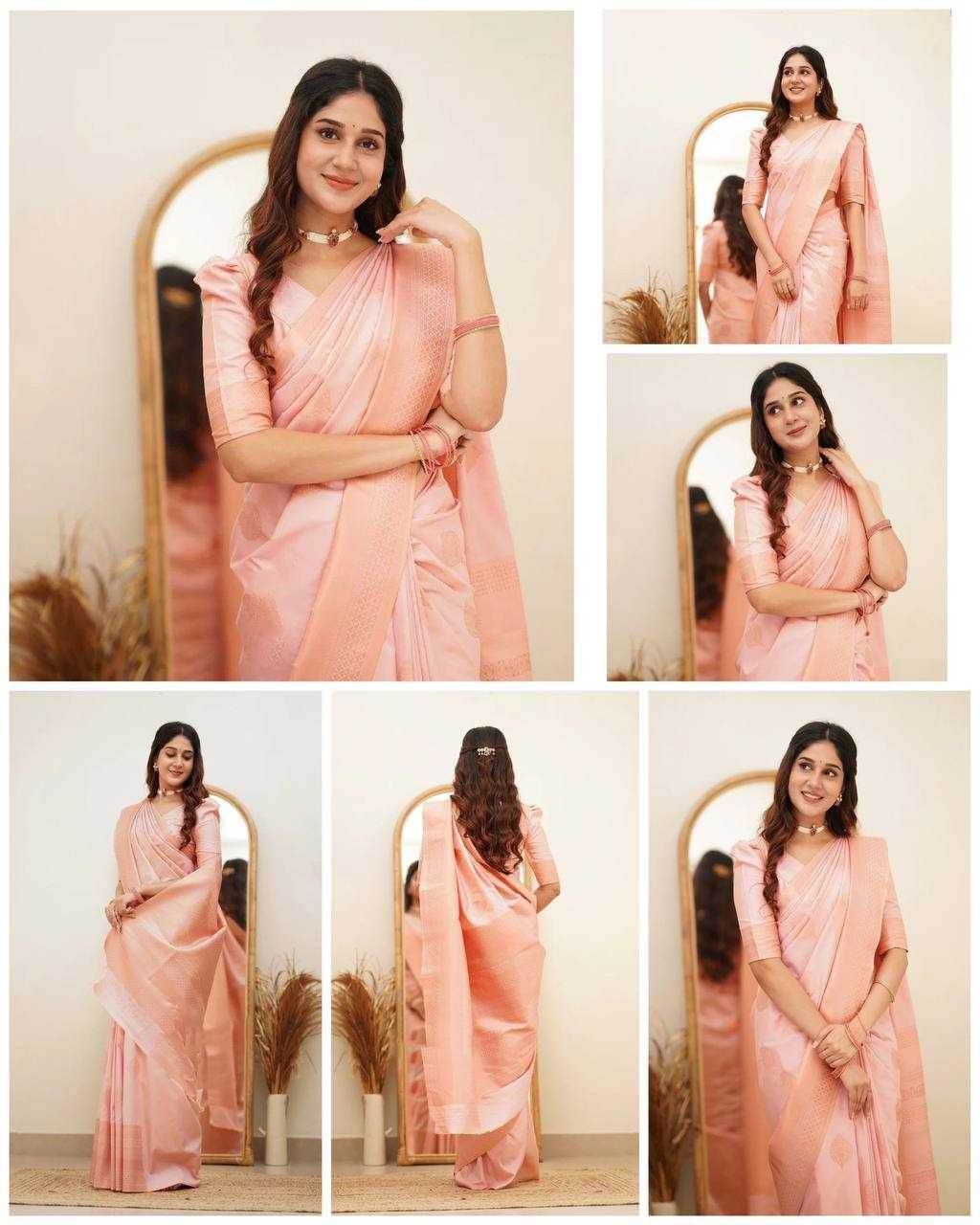 Lichi Silk Designer Jacquard Traditional Sarees - MYLUXURY LANE ENTERPRISE